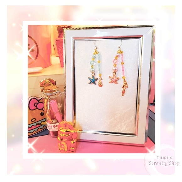 SOLD:      Mermaid Earrings - Picture 2 of 3